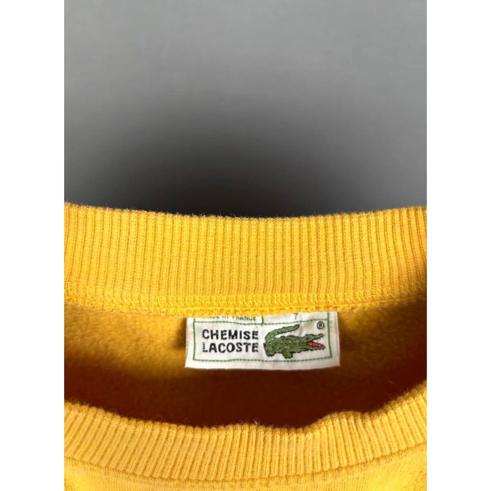 Lacoste Lacoste Sweatshirt Mens XL Yellow Cotton Crew Neck Pullover - Logo All Seasons Regular Fit Shirt Category: Sweatshirt Size US XL / EU 56 / 4 - 3 Thumbnail