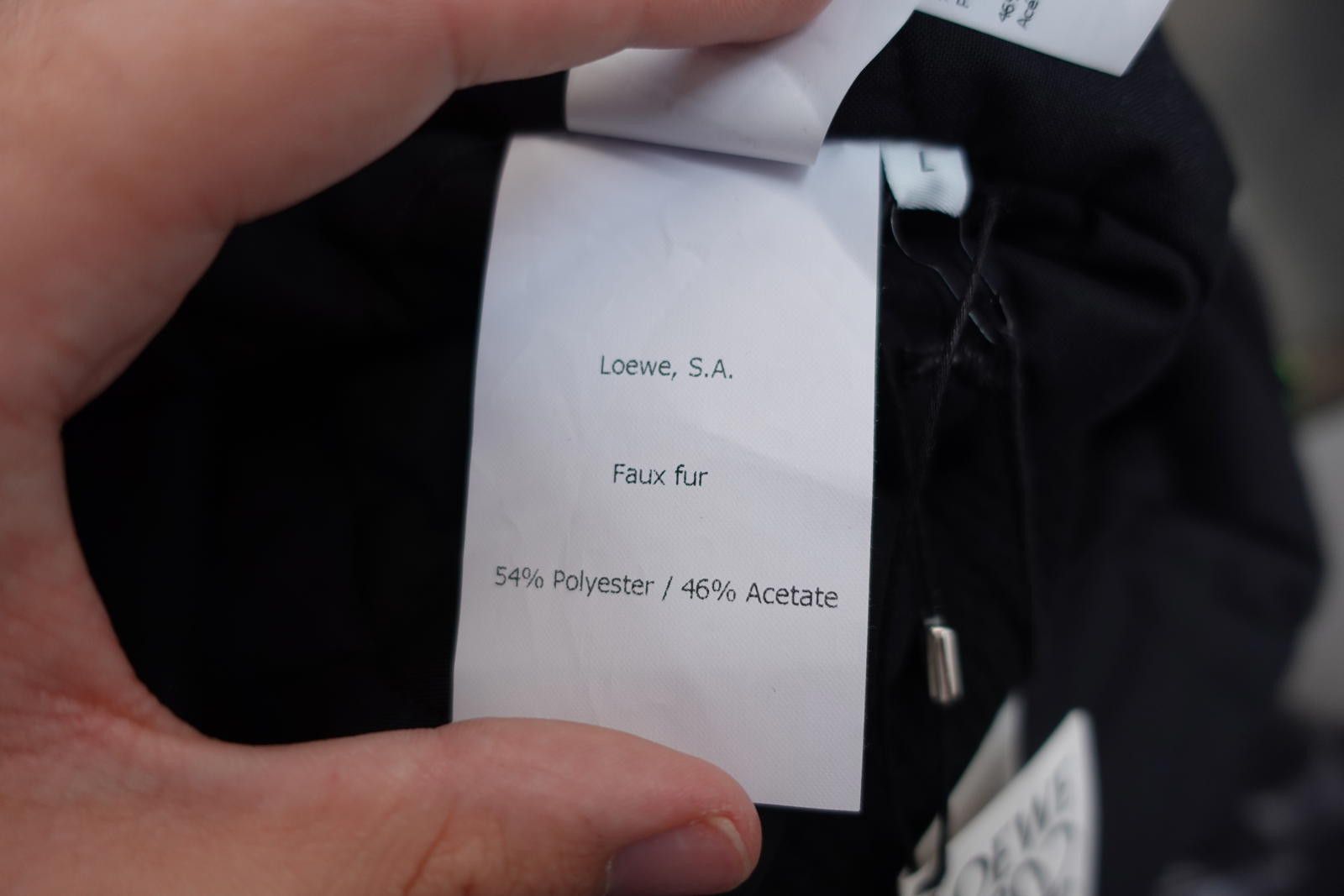 Designer LOEWE ANAGRAM JACQUARD FLEECE - GREEN/BLACK Size US L / EU 52-54 / 3 - 5 Thumbnail
