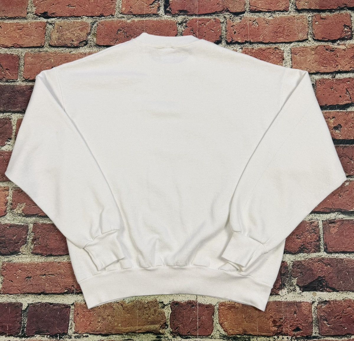 Hard Rock Cafe Vintage Hard Rock Cafe Sweatshirt White New York NY 90s Size US L / EU 52-54 / 3 - 3 Thumbnail