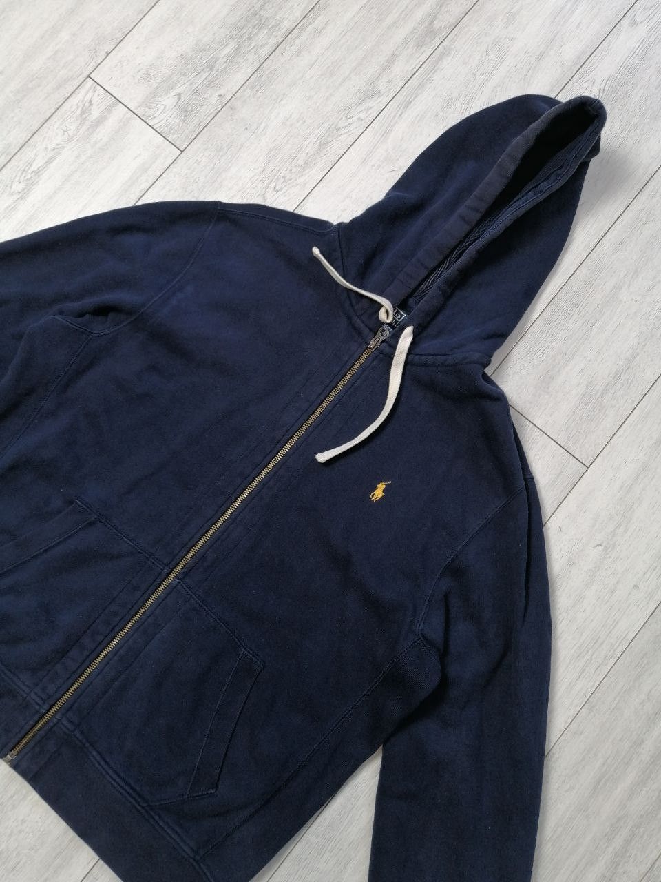 Polo Ralph Lauren Vintage Blue Polo Ralph Lauren Zip Up Hoodie RRL Hype Y2K Size US XL / EU 56 / 4 - 3 Thumbnail