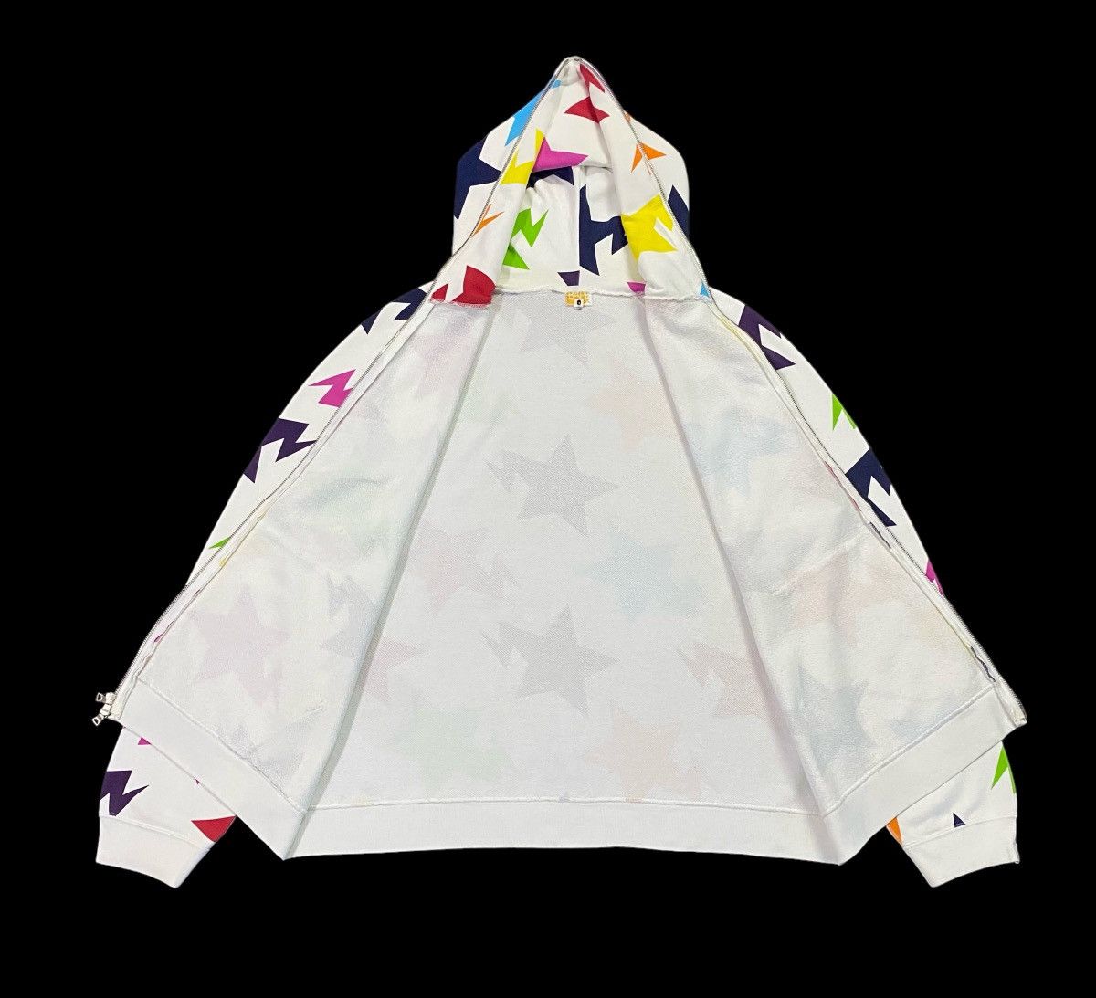Bape Bape Sta Pattern Full Zip Hoodie Size US L / EU 52-54 / 3 - 25 Thumbnail