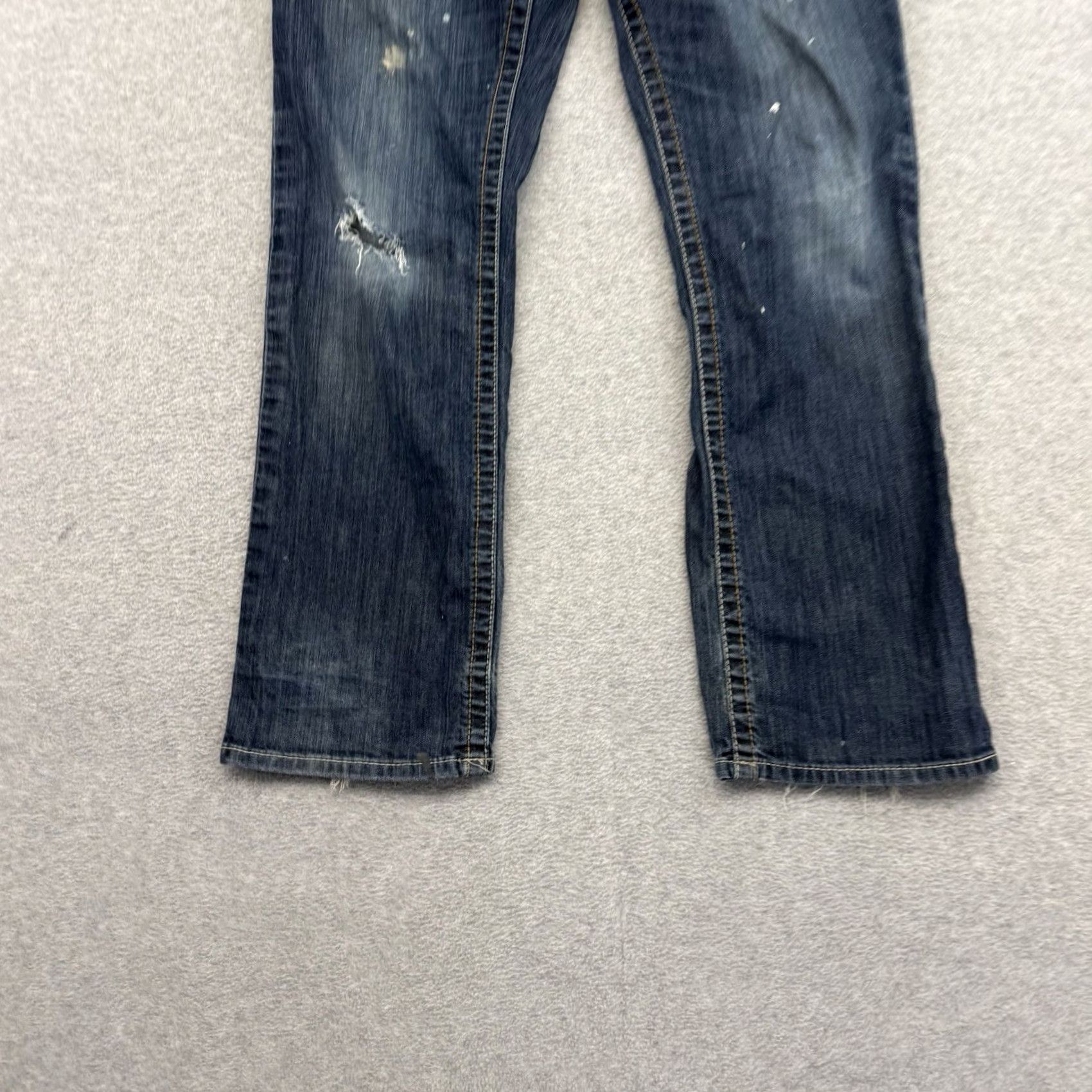 Ariat Ariat M4 Jeans Mens 30x30 Blue Relaxed Boot Cut Denim Workwear Painter Jeans 5-Pocket Design Mens Size US 30 / EU 46 - 2 Thumbnail