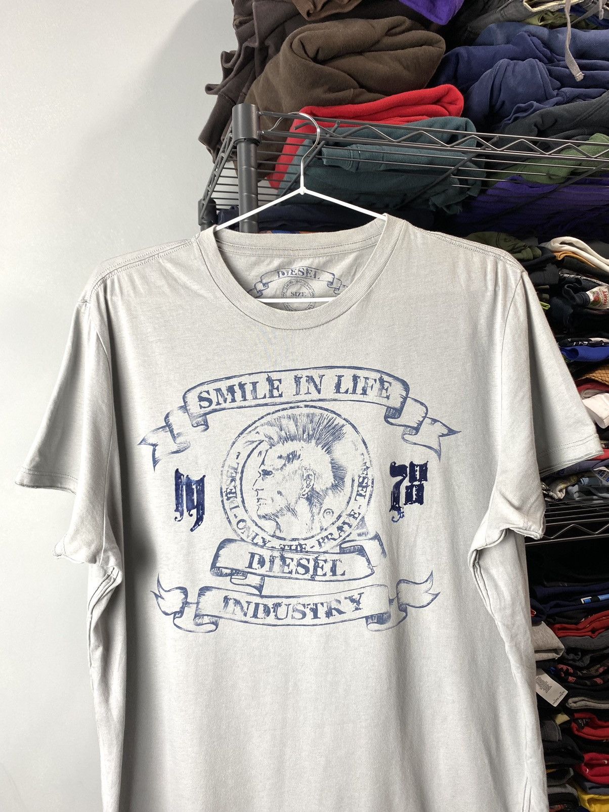 Diesel Y2K Vintage Diesel Punk Tee Shirt Archive Hype Size US XL / EU 56 / 4 - 2 Thumbnail