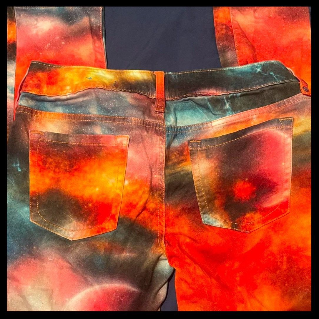 Nanette Lepore L'Amour Nanette Lepore Stretch Denim Multicolored Galaxy Size 28" / US 6 / IT 42 - 4 Thumbnail