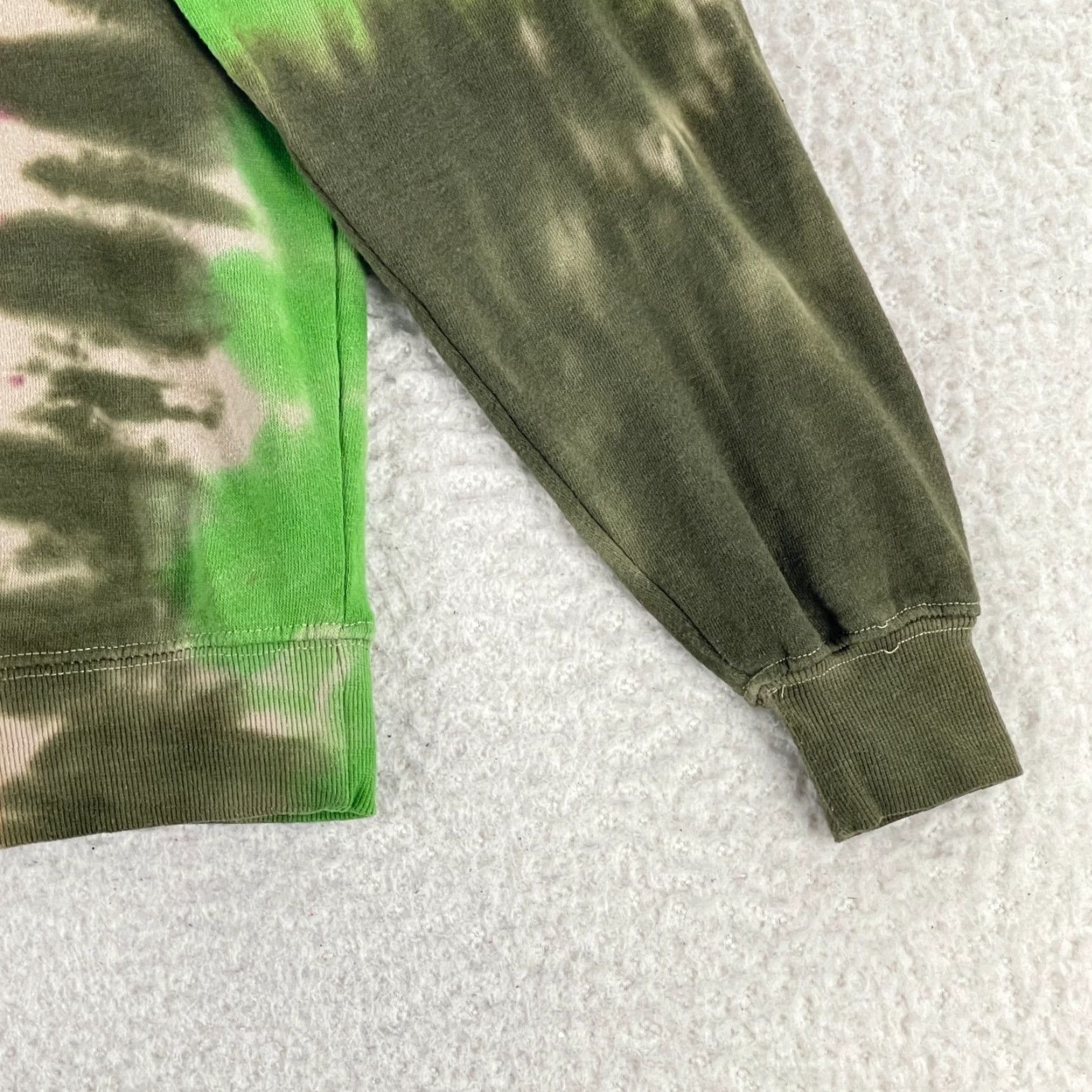 Vintage Grateful Dead Green Tie-Dye Crew Neck Sweater Womens Long Sleeve Knit XS Size XS / US 0-2 / IT 36-38 - 4 Thumbnail