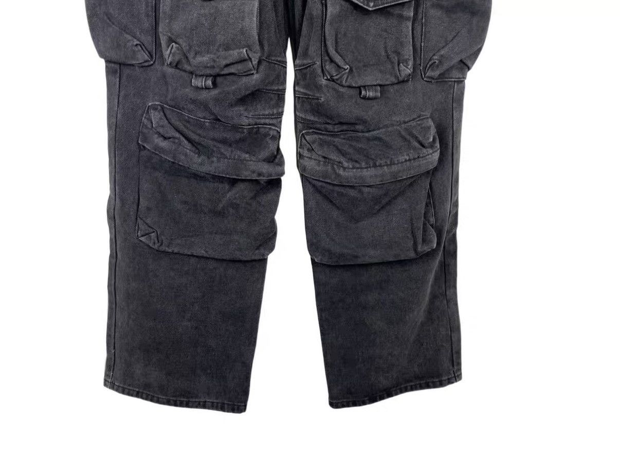 Jaded London Jaded London Pocket Denim Wide-Leg Cargo Pants J31 Size US 32 / EU 48 - 5 Thumbnail