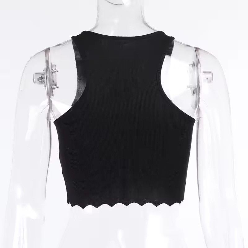 Japanese Brand Amazing Y2K Goth Crop Top Size M / US 6-8 / IT 42-44 - 5 Thumbnail