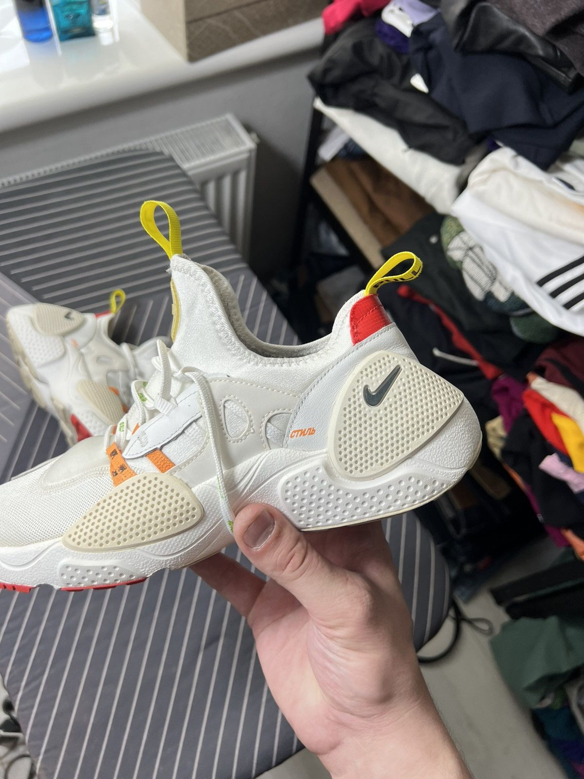 Heron Preston × Nike Nike x Heron Preston Huarache E.D.G.E. White Size US 7.5 Size US 7.5 / EU 40-41 - 3 Thumbnail