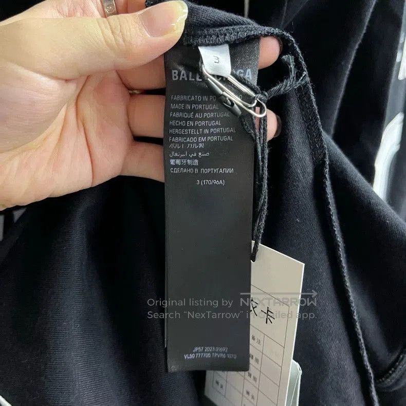 Balenciaga Balenciaga Logo Print Crewneck T-Shirt. Size US XS / EU 42 / 0 - 6 Thumbnail