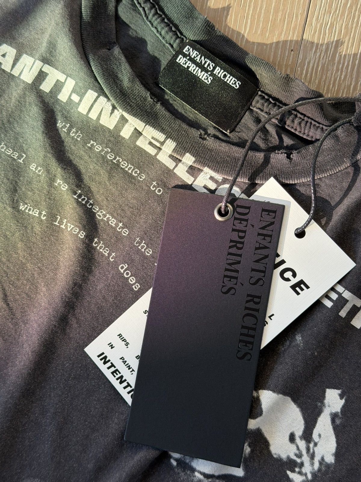 Enfants Riches Deprimes ERD Anti-Intellectual Ethic Tee Size US XXL / EU 58 / 5 - 5 Thumbnail