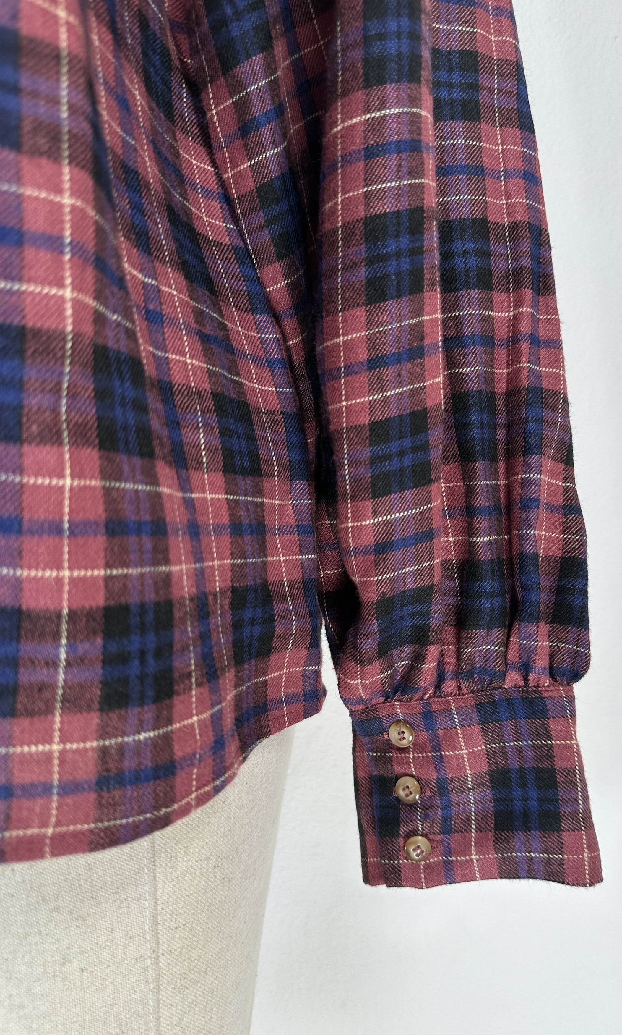 Sezane Lealys Shirt In Check Plaid Size XS / US 0-2 / IT 36-38 - 5 Thumbnail