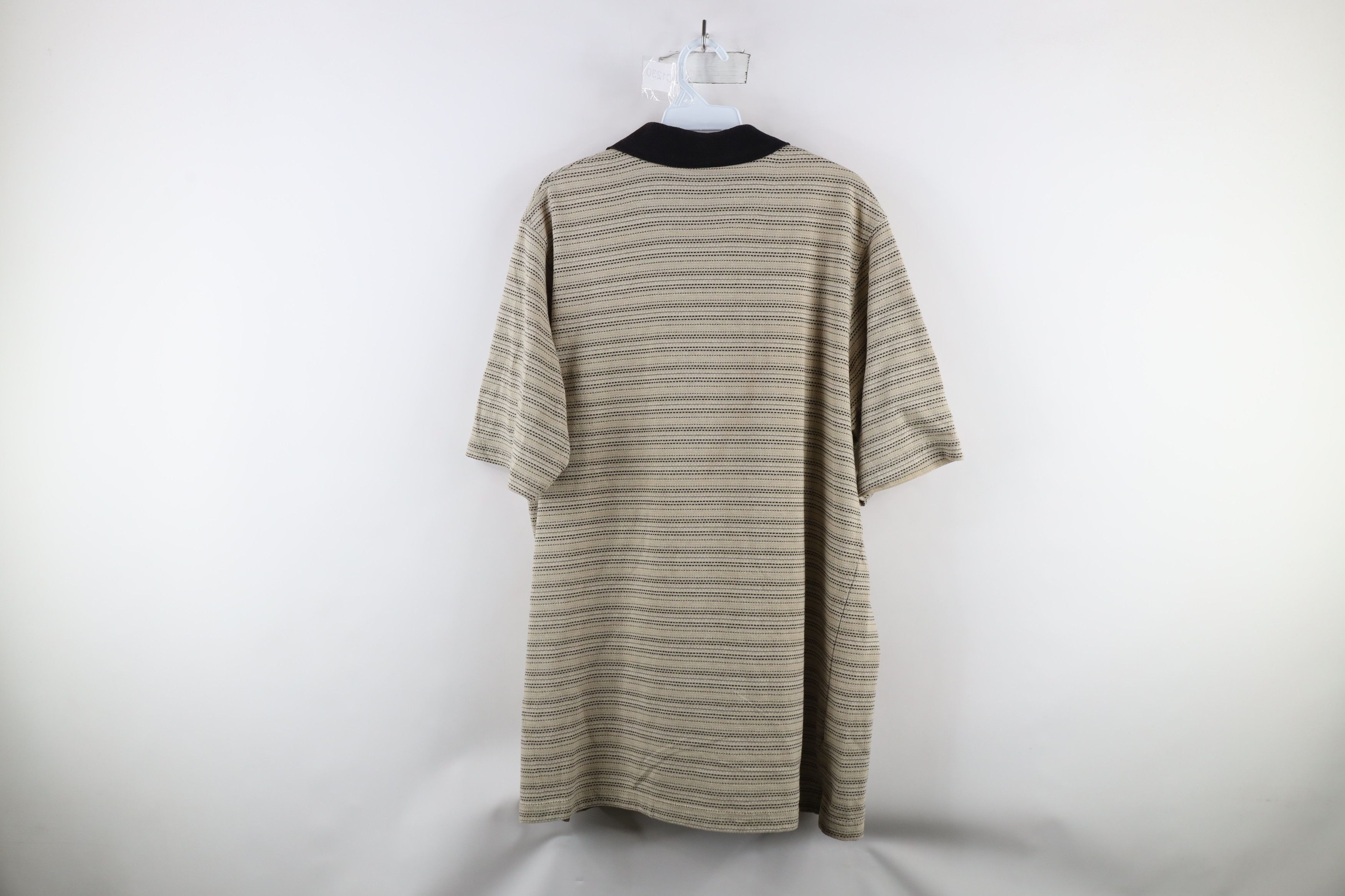 Vintage Vintage 90s Streetwear Striped Knit Collared Golf Polo Size US L / EU 52-54 / 3 - 6 Thumbnail