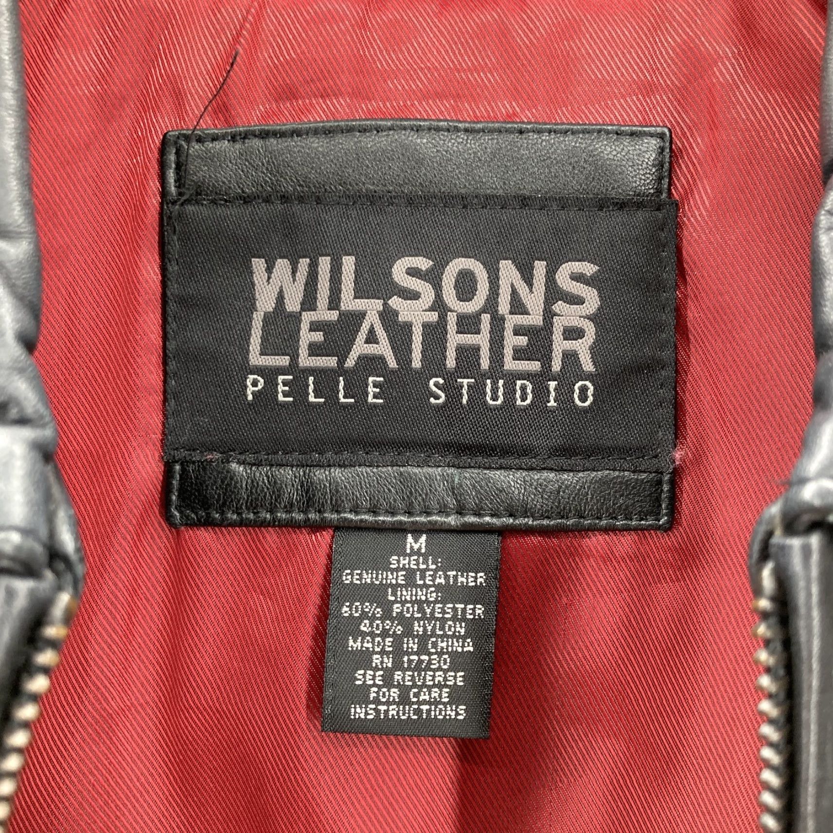 Vintage VINTAGE Wilsons Leather Jacket Womens M Leather Zip Front Moto Biker Y2K Black Casual Womens Size M / US 6-8 / IT 42-44 - 4 Thumbnail