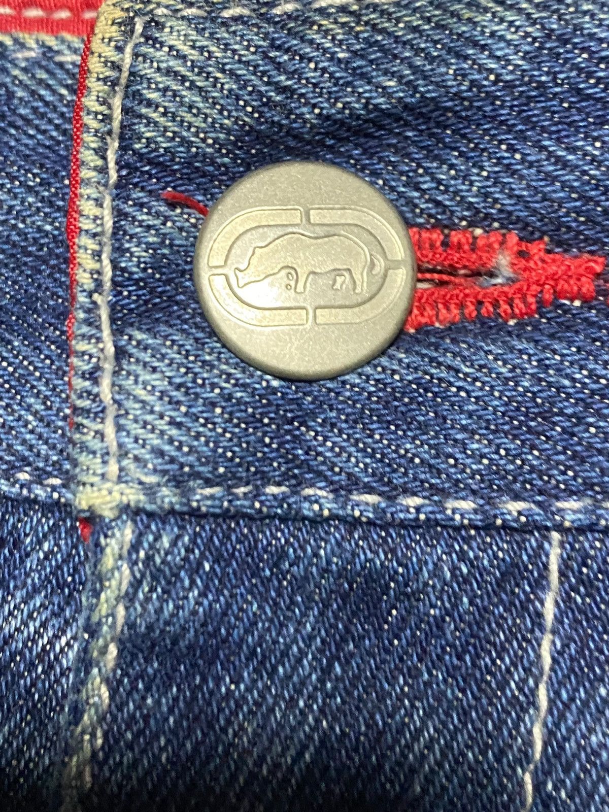 Ecko Unltd. Vintage Ecko Function Super Baggy Cargo Like Jnco Jeans Size US 33 - 10 Thumbnail