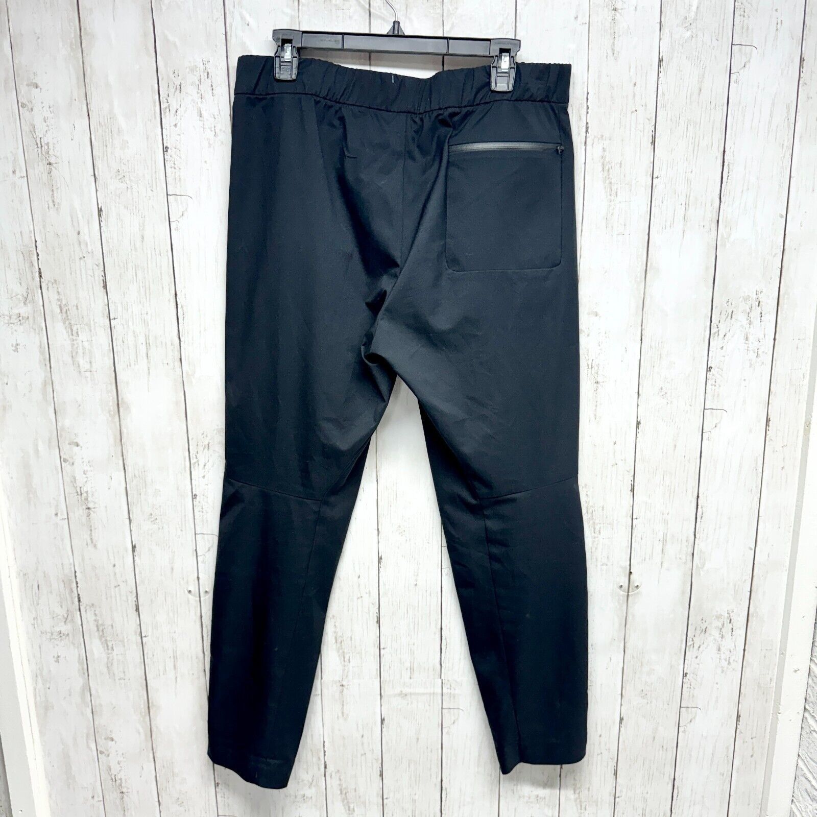 Theory Theory Pants Large Polyester Elastic Waisted Slim Fit Black Size US 30 / EU 46 - 3 Thumbnail
