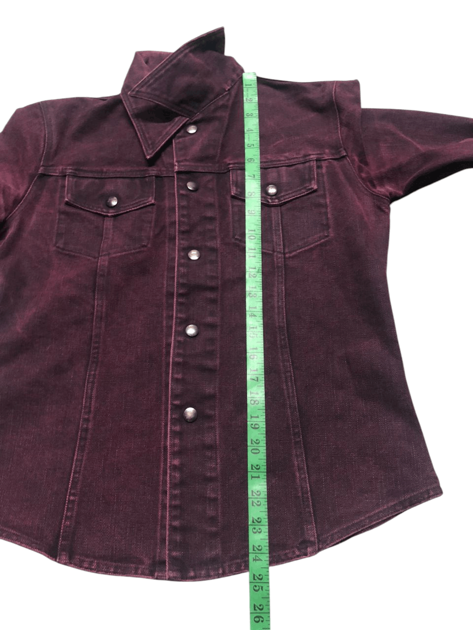 Shellac Vintage Shellac Denim Shirt Jacket Snap Button Nice Colour Size M / US 6-8 / IT 42-44 - 20 Thumbnail