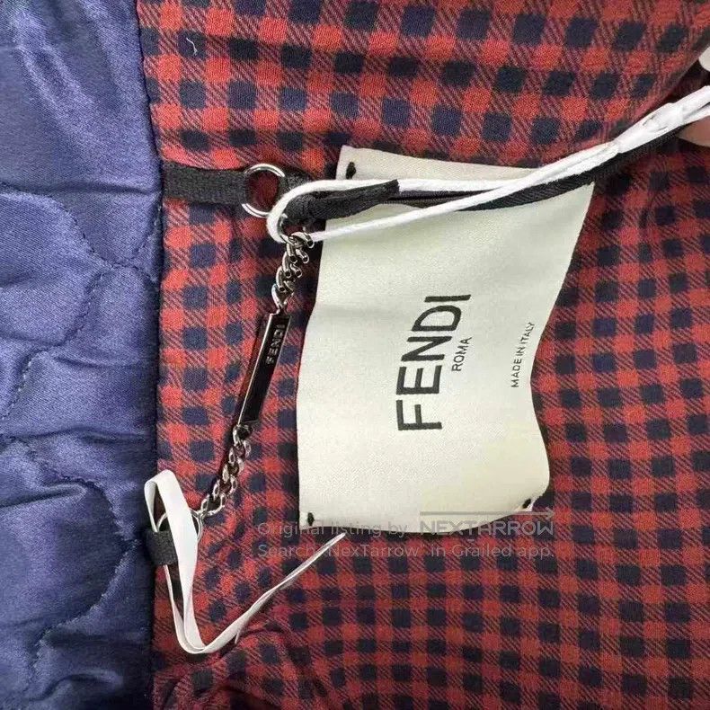 Fendi Fendi Puff Sleeve Back Logo Denim Jacket Size S / US 4 / IT 40 - 3 Thumbnail
