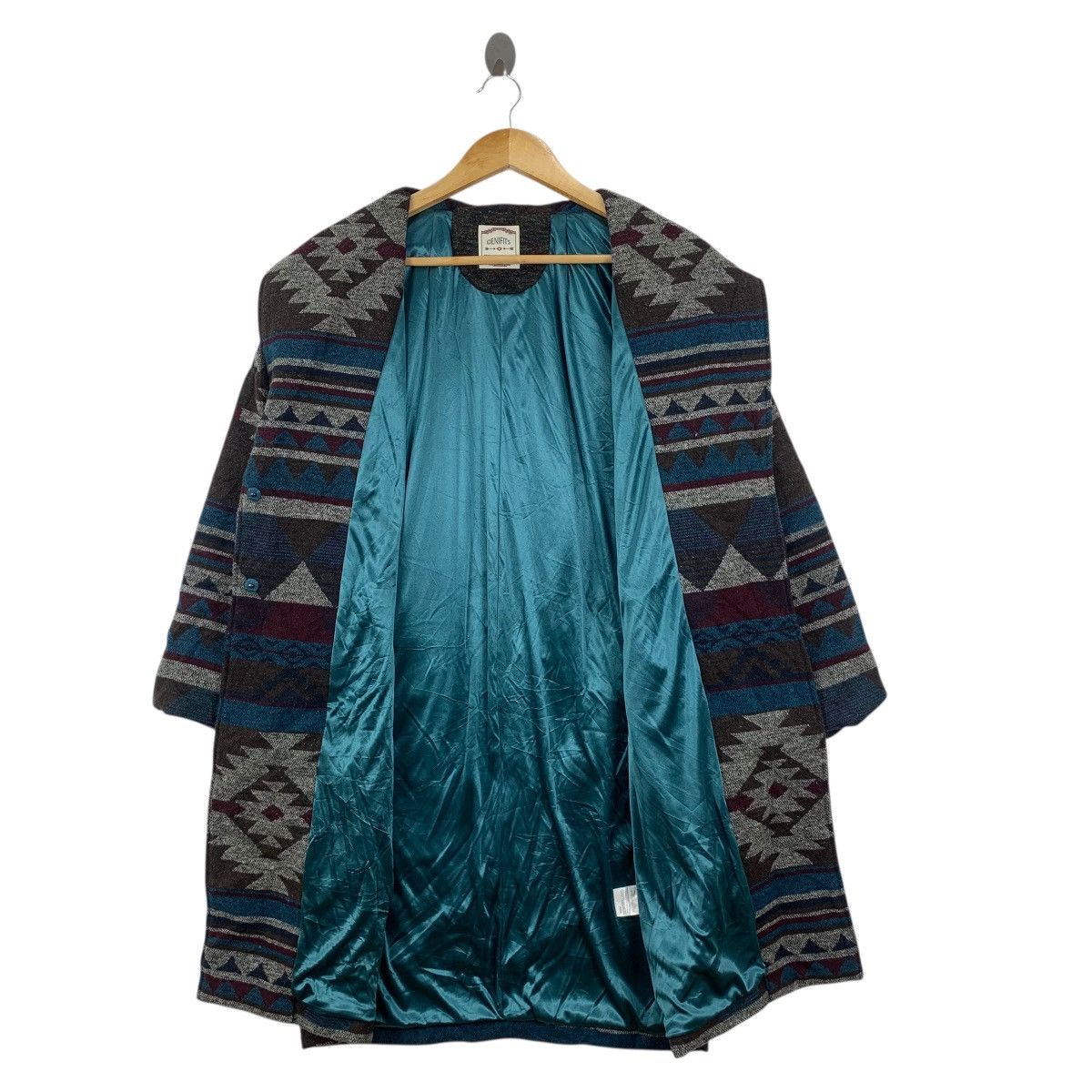Other DENIFITS AZTEC NAVAJO Aboriginal Robe Coat Onsen Yukata Size L / US 10 / IT 46 - 6 Thumbnail