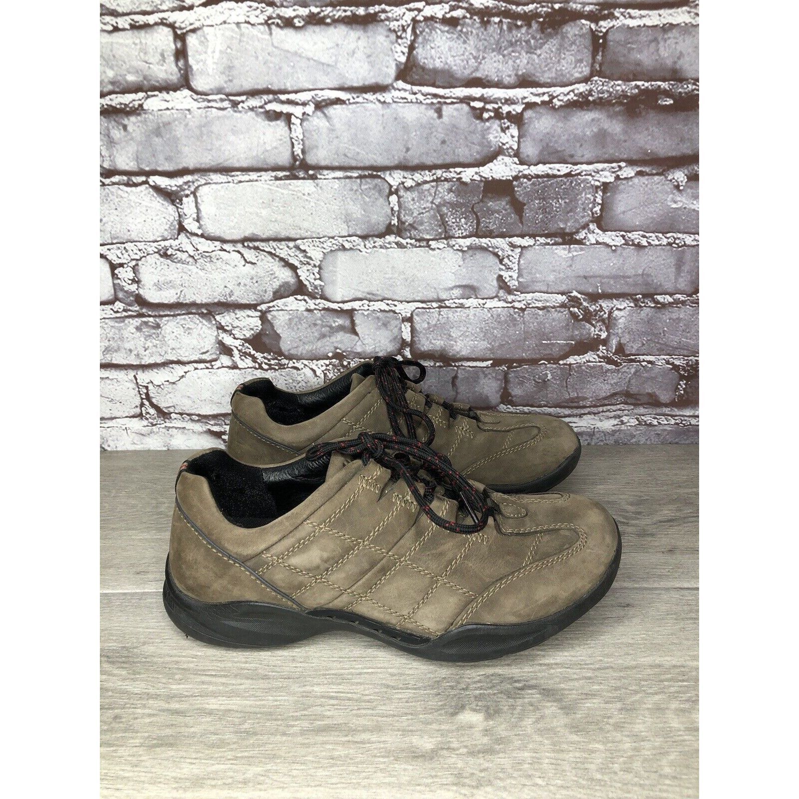 Clarks Clarks Wave Brown Suede Leather Casual Comfort Walking Shoes Size US 7.5 / EU 40-41 - 17 Thumbnail