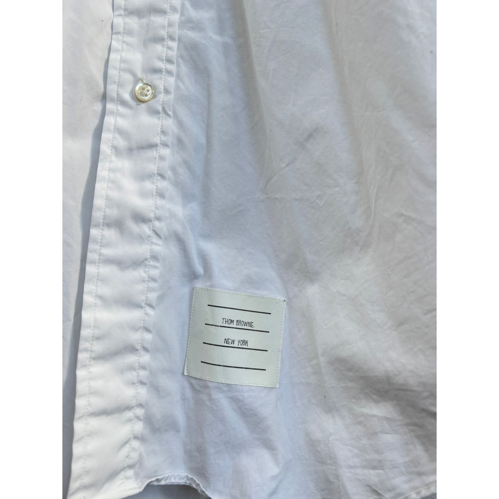 Thom Browne Thom Browne White Oxford LS Button Down (Size 5 XXL) Size US XXL / EU 58 / 5 - 5 Thumbnail