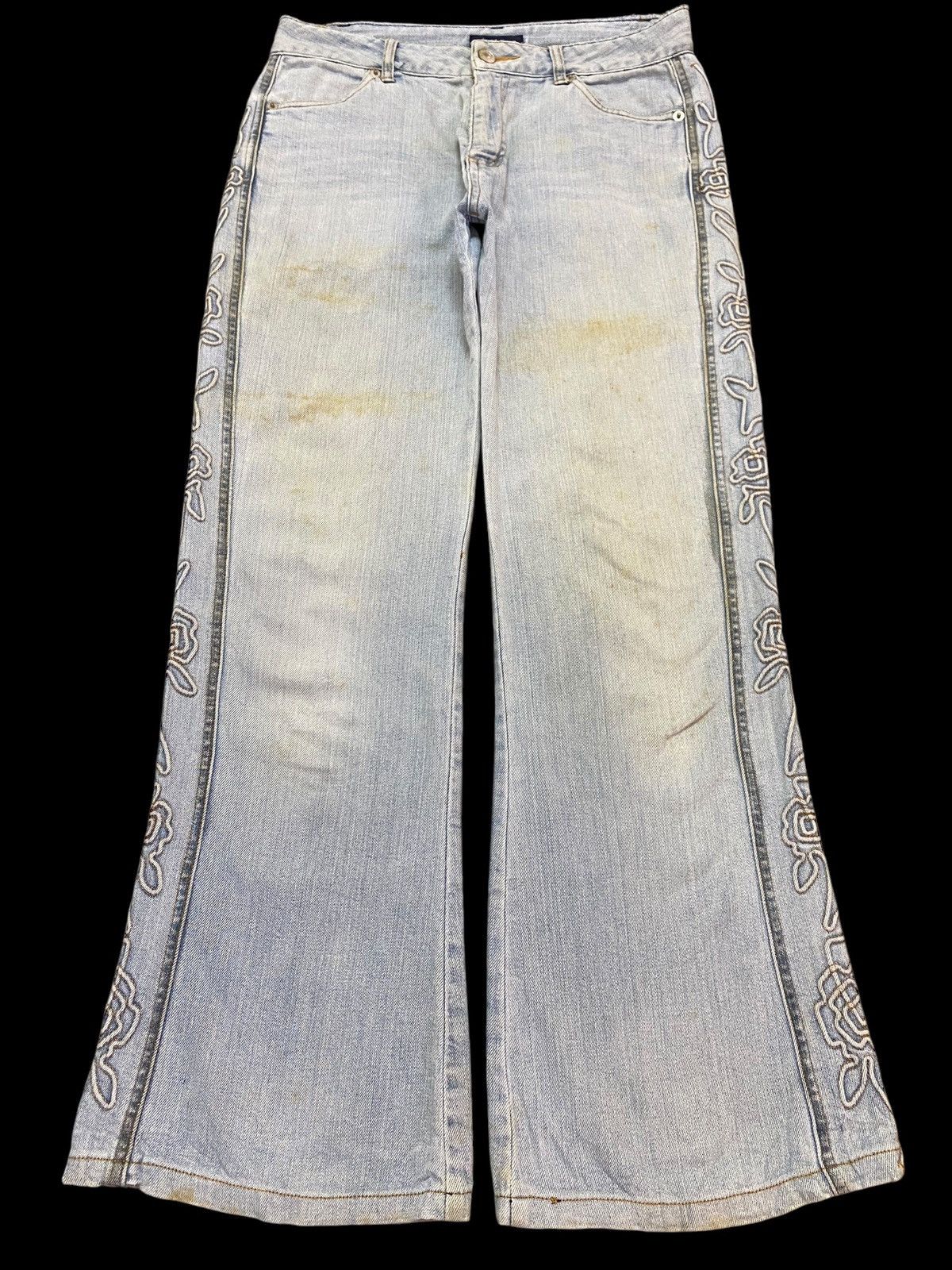 Japanese Brand Vintage Japanese Brands Faded Wash Flare Soft Jeans Size US 29 - 2 Thumbnail
