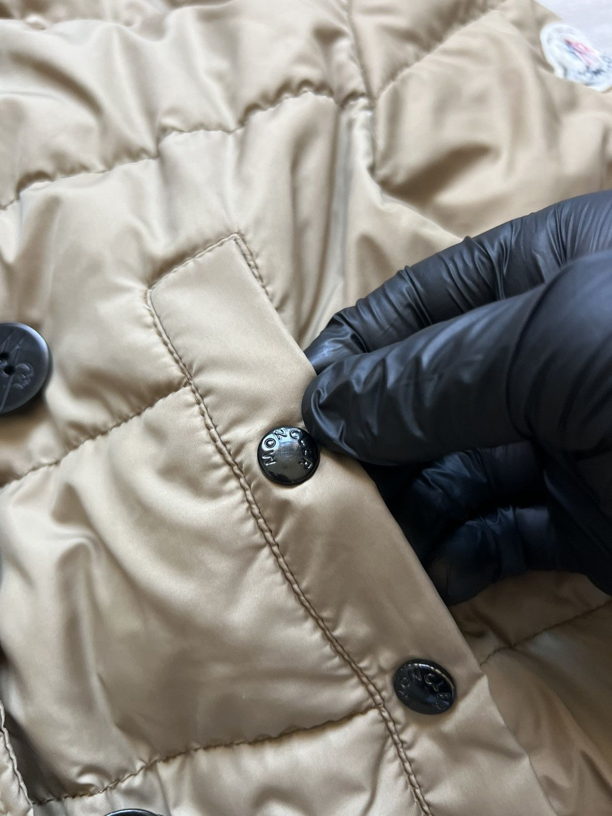Moncler Moncler Puffer Down Jacket Beige Size 3 Large Size L / US 10 / IT 46 - 14 Thumbnail