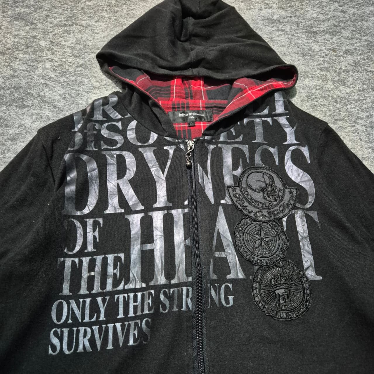 In The Attic In the attic goth zip hoodie Size US M / EU 48-50 / 2 - 2 Thumbnail