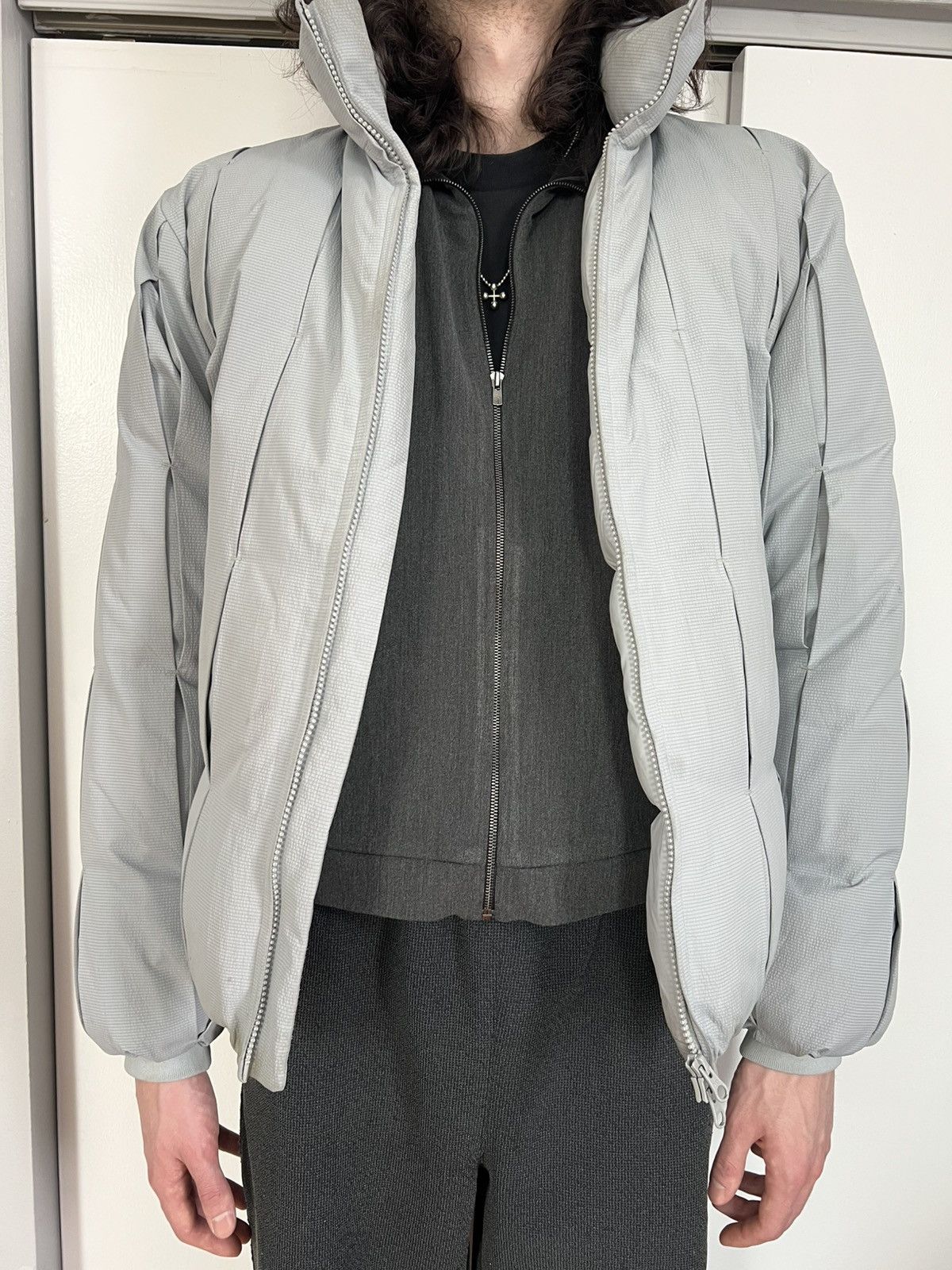 POST ARCHIVE FACTION (PAF) 3.1 [Center] Down Grey Puffer Jacket Size US M / EU 48-50 / 2 - 9 Thumbnail