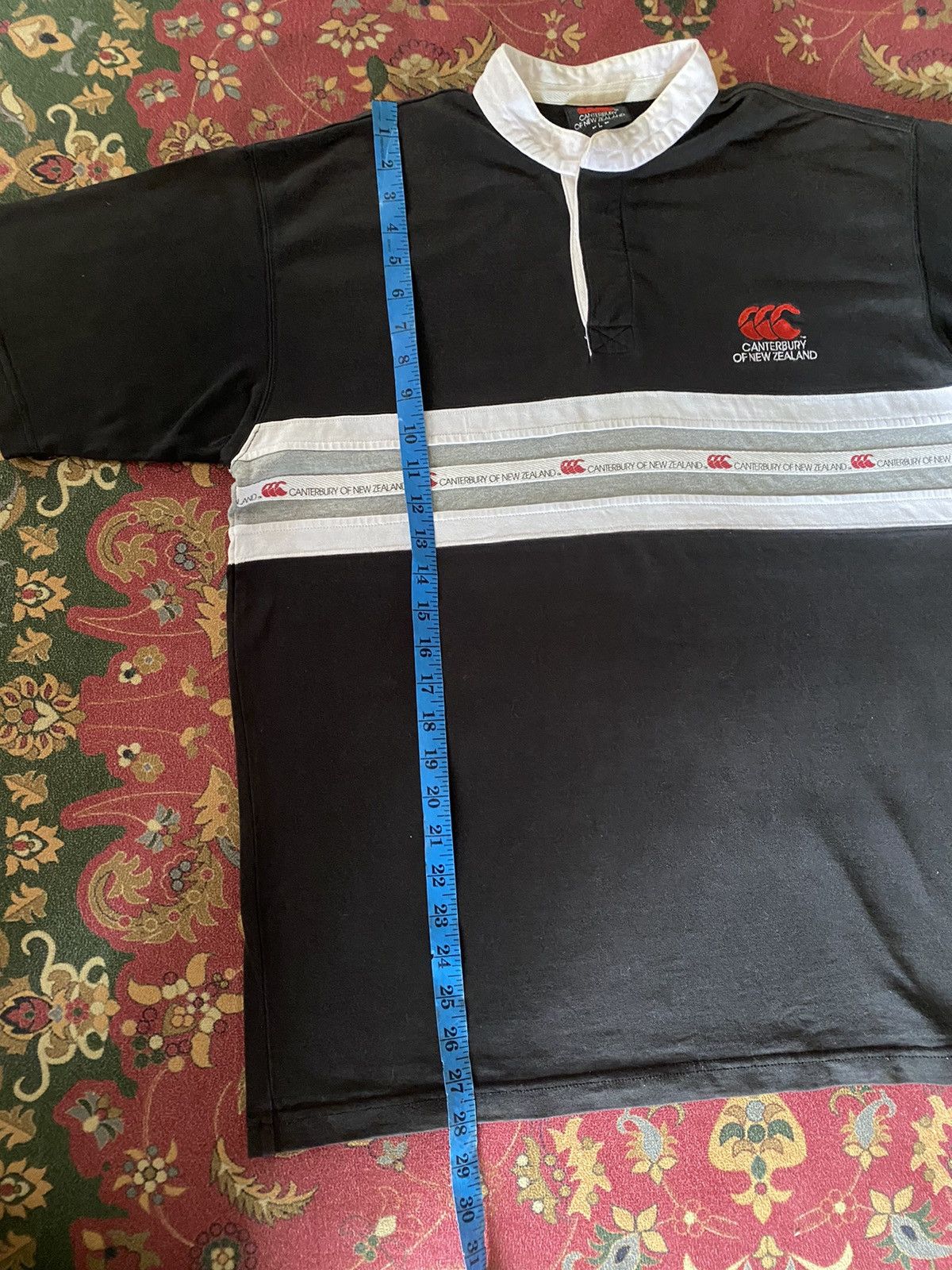 Canterbury of New Zealand Vintage 90’s Canterbury Of New Zealand Striped Button Up Tee Size US L / EU 52-54 / 3 - 11 Thumbnail
