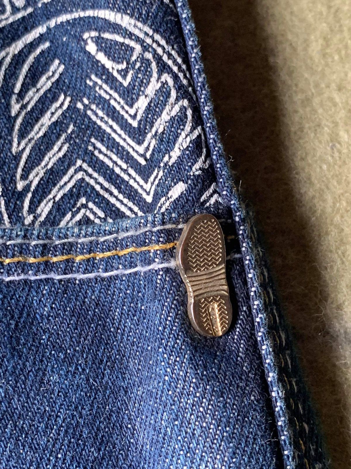 Jordan Brand 1999-2000’s JORDAN BRAND JORDAN 15 DENIM PANTS Size US 32 / EU 48 - 5 Thumbnail