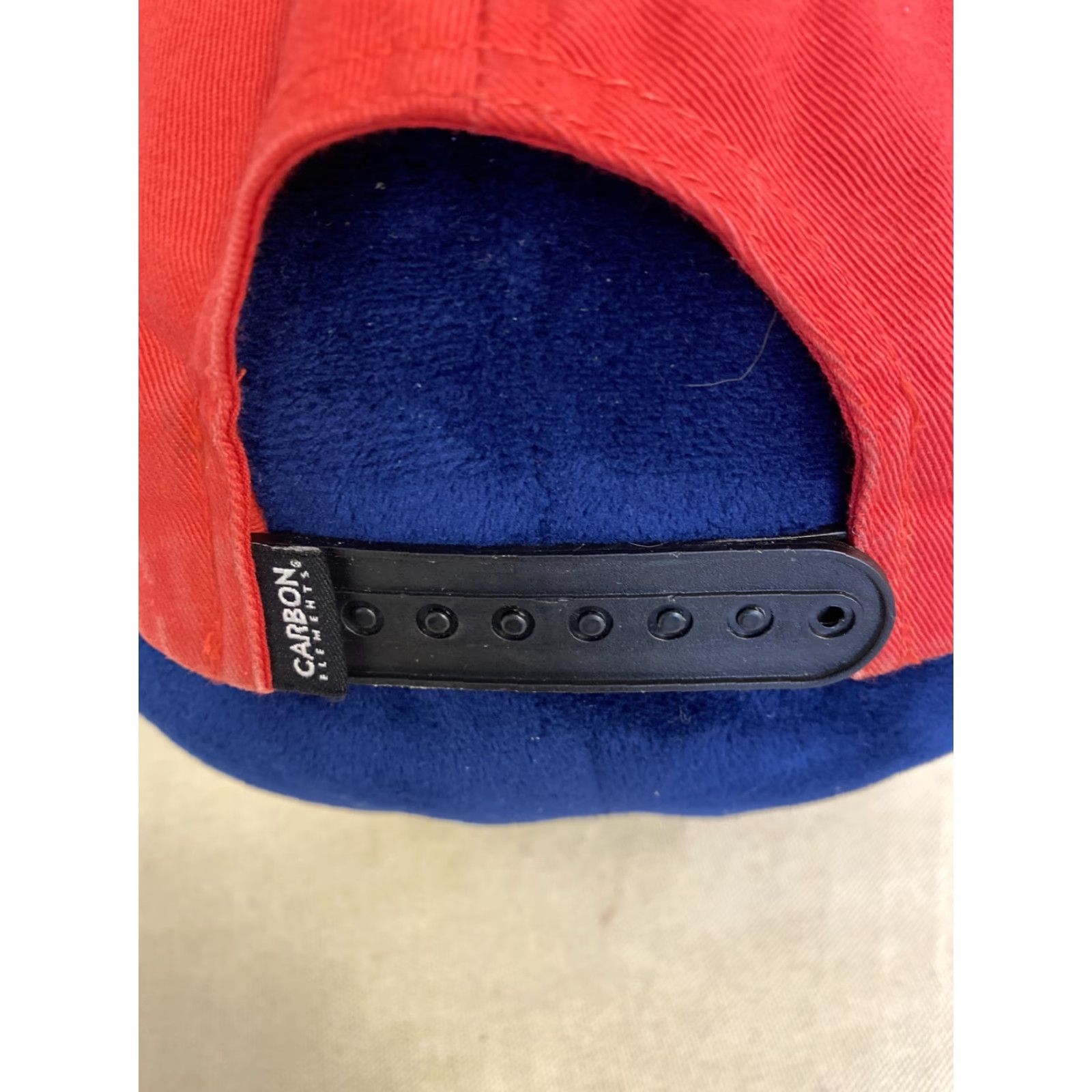 Carbon VINTAGE Carbon Element American Flag Snapback Hat Red Adjustable Golf Mens One Size Size ONE SIZE - 4 Thumbnail