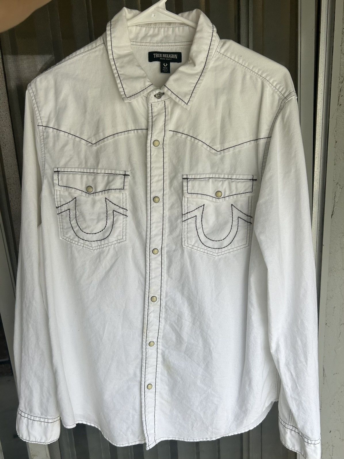 True Religion True Religion Longsleeve button up White Size US M / EU 48-50 / 2 - 1 Thumbnail