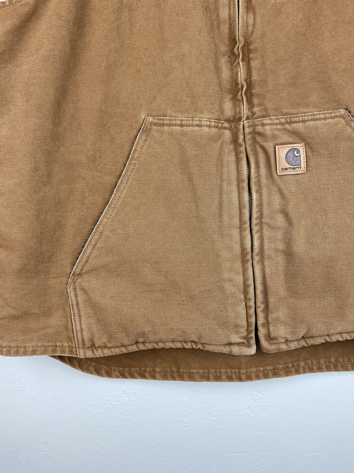 Carhartt Vintage Carhartt Sherpa Lined Vest Fur Workwear Size US XL / EU 56 / 4 - 4 Thumbnail