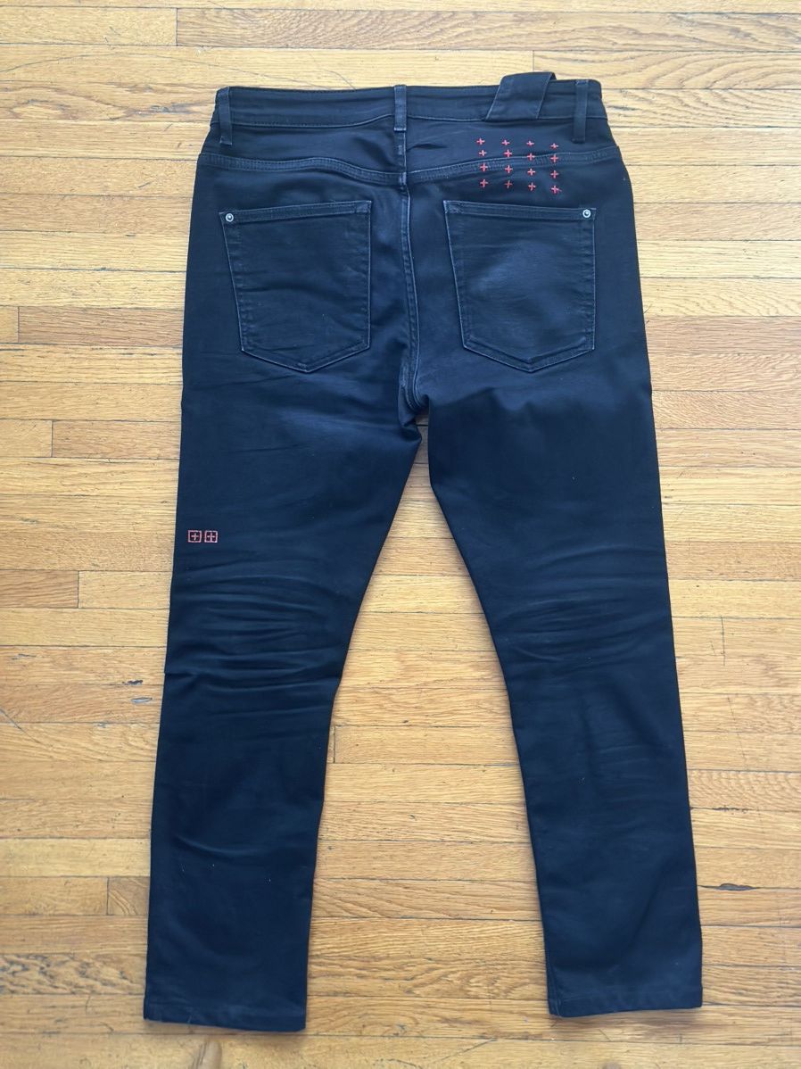 Ksubi Mens Ksubi Chitch Laid Black Denim Jeans Size US 31 - 2 Thumbnail