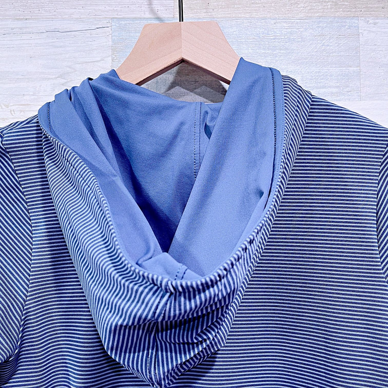 Other KAELIN 1/4 Zip Tech Hoodie Blue Stripe Tennis Womens Small Size S / US 4 / IT 40 - 6 Thumbnail