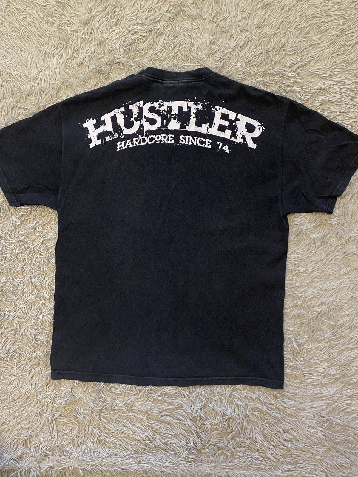 Affliction × Vintage Vintage Hustler Hardcore TV XXX Chanel Sex Grunge T-Shirt Size US XL / EU 56 / 4 - 2 Thumbnail