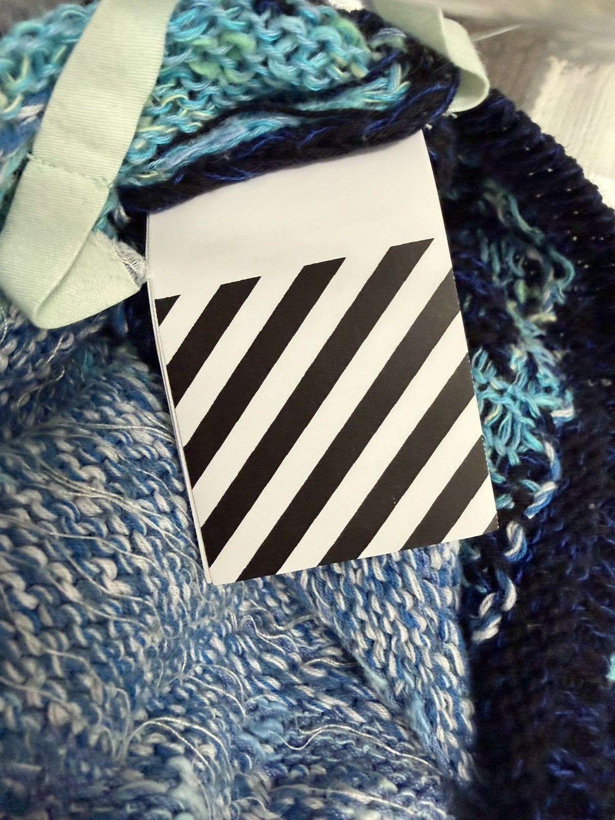 Off-White Off White Waterfall Knit Sweater Size US L / EU 52-54 / 3 - 14 Thumbnail