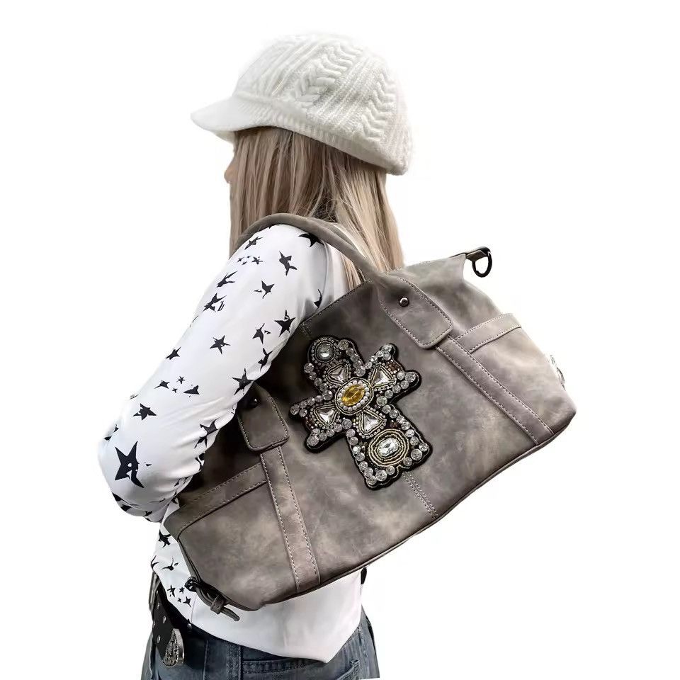 Other Y2K Vintage Cross Tote Bag / Large Harajuku Goth Size ONE SIZE - 2 Thumbnail
