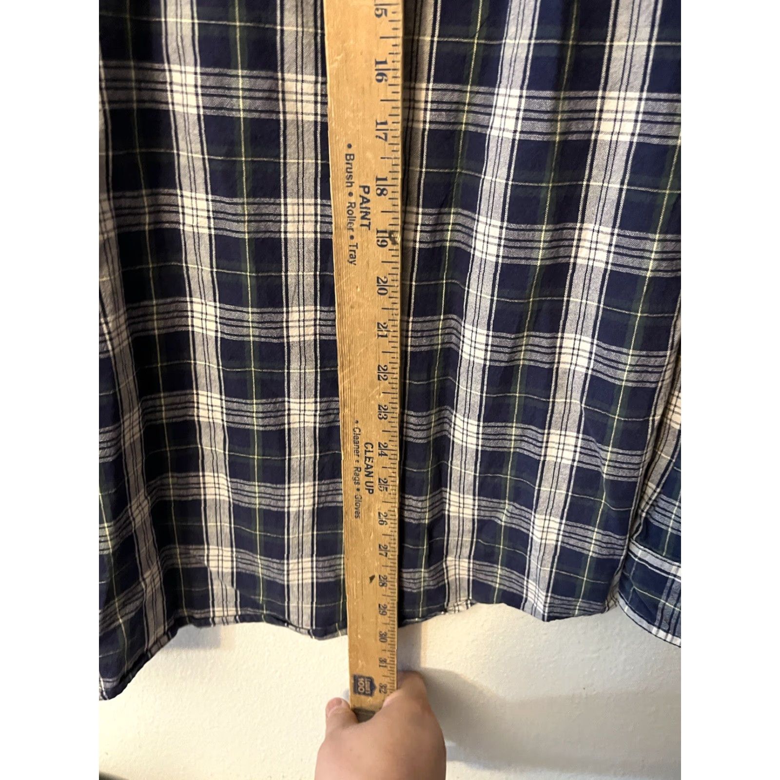 Vintage LL Bean Traditional Fit Plaid 100% Cotton Long Sleeve Button Down Shirt M Blue Men Shirt Button-Up Classic Pocket Size US M / EU 48-50 / 2 - 4 Thumbnail
