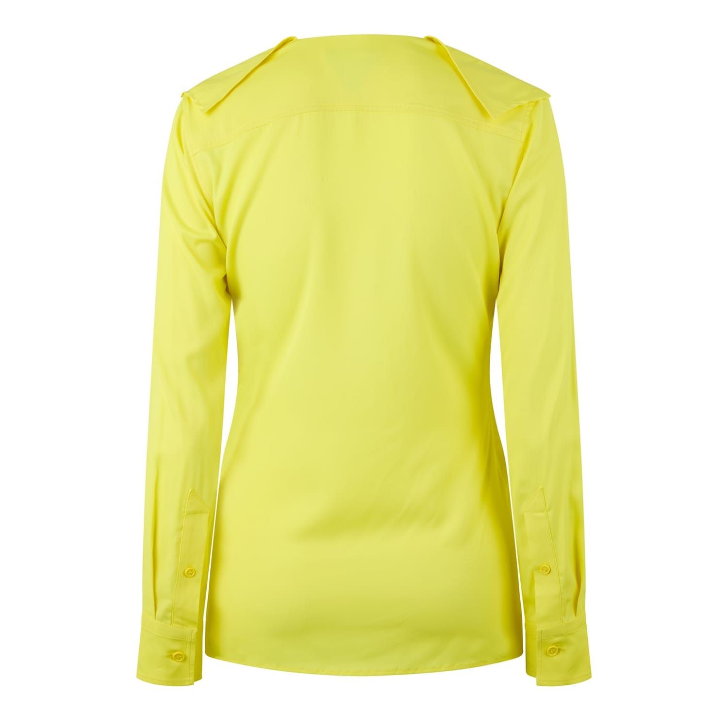 Bottega Veneta Bottega Veneta V-Neck Long Sleeve Regular Fit Shirt Size XS / US 0-2 / IT 36-38 - 2 Thumbnail