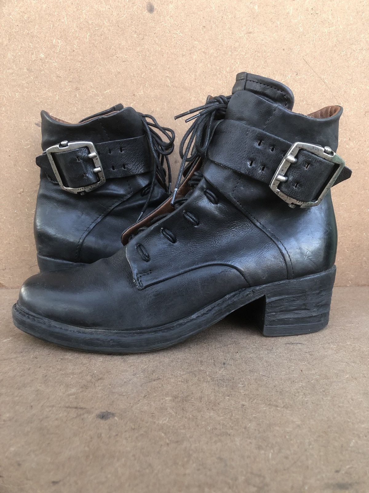 A.S.98 A.S 98 Black Calfskin Leather Women’s Boots Size 40 Size US 9 / IT 39 - 8 Thumbnail