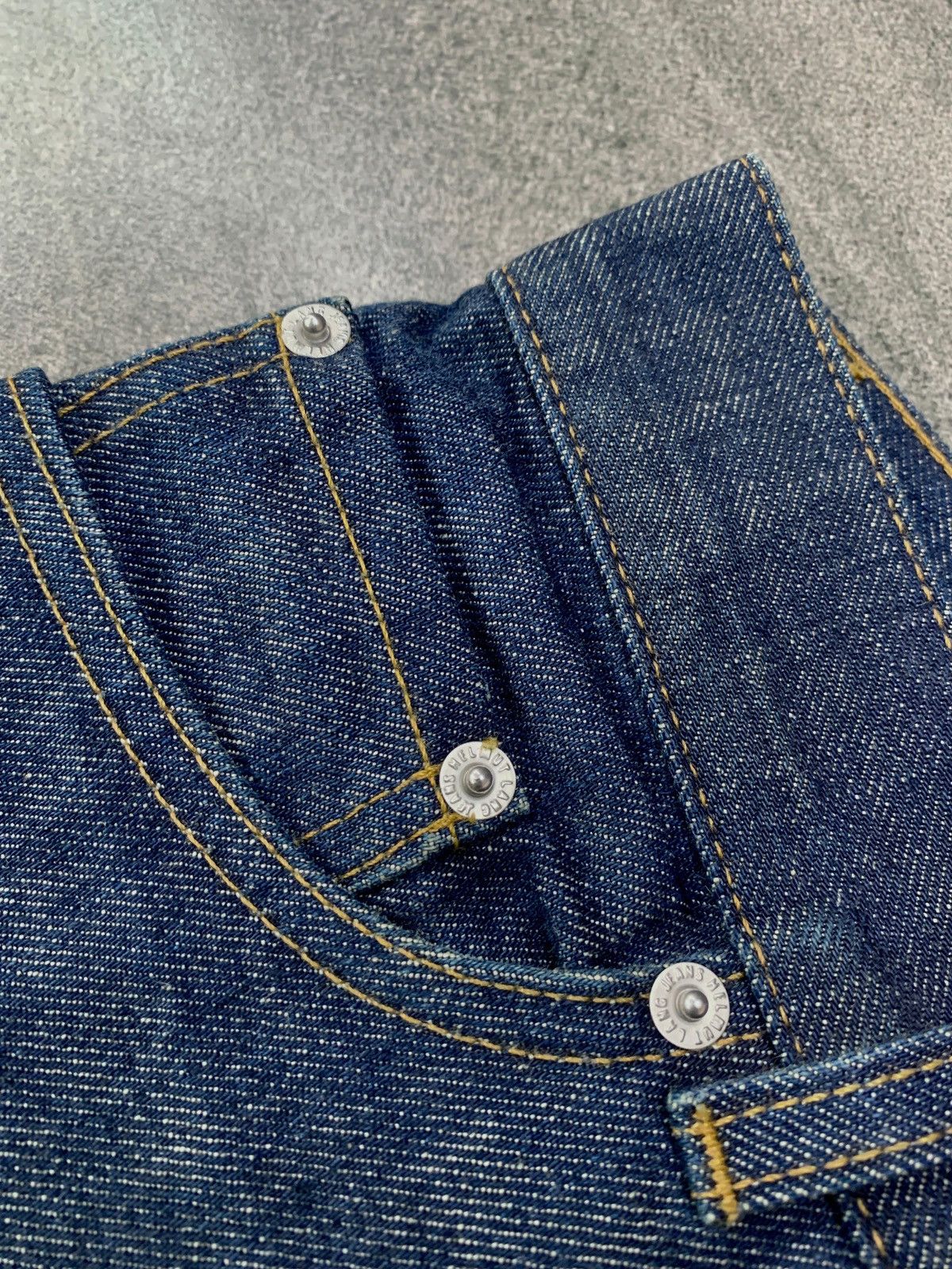 Helmut Lang FREE TAX! 2000s Indigo Classic Cut Raw Denim Jeans Size US 30 / EU 46 - 8 Thumbnail
