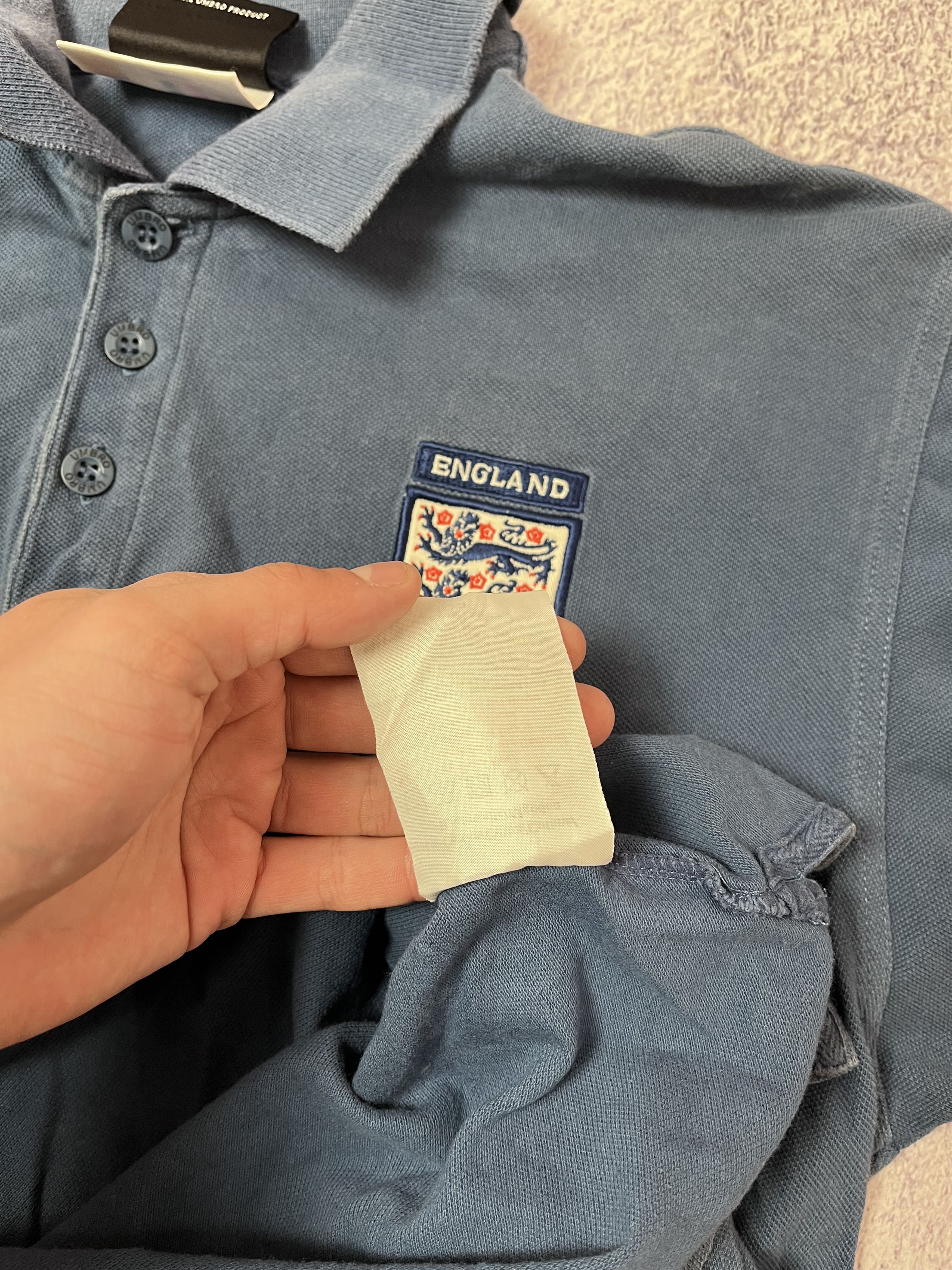 Umbro × Vintage Vintage football polo Umbro England Rebook size L Size US L / EU 52-54 / 3 - 8 Thumbnail