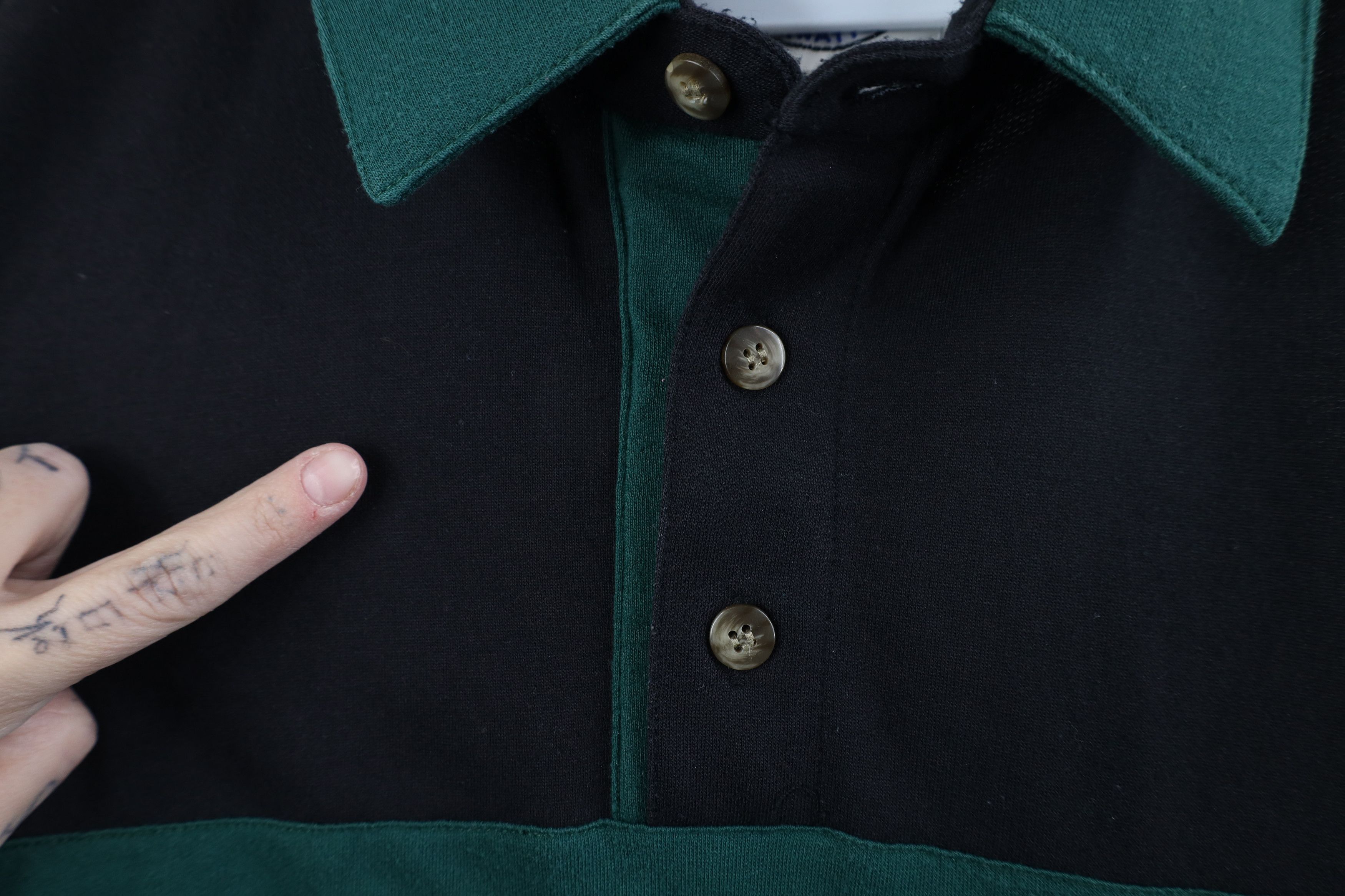 Vintage Vintage 90s Streetwear Collared Pullover Polo Shirt Mob Size US XL / EU 56 / 4 - 4 Thumbnail