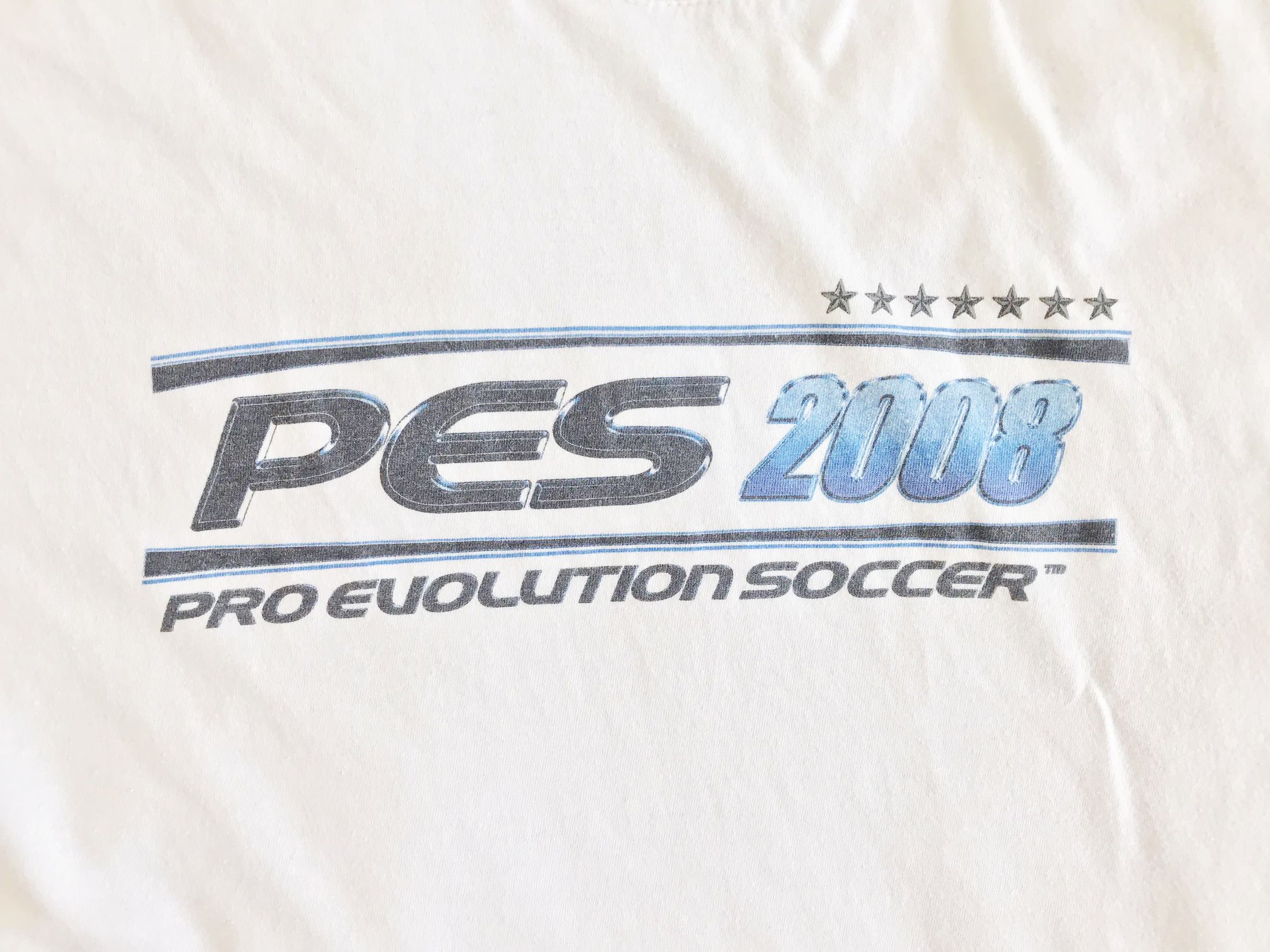 Vintage 2008 Pro Evolution Soccer T shirt PES Tee Konami PlayStation Size US L / EU 52-54 / 3 - 4 Thumbnail
