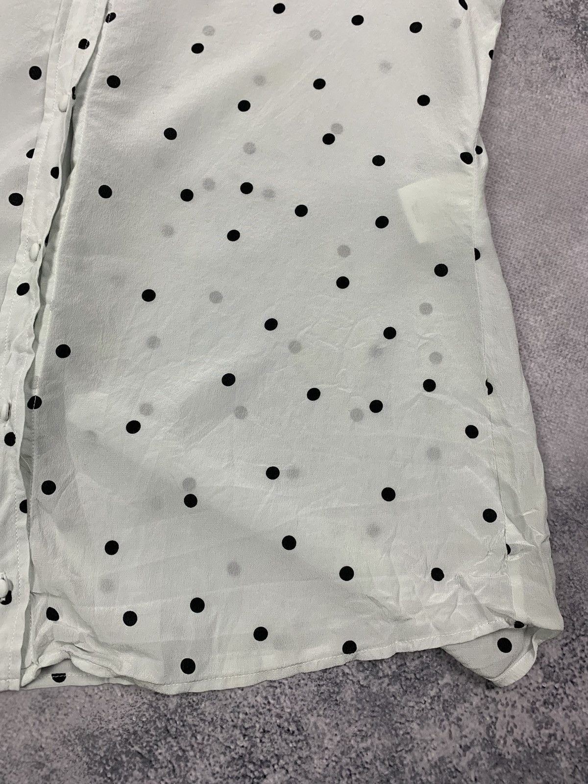 Sezane Sezane Ann Silk Blouse Women's Sz 38 Polka Dot Shirt Blouse Size S / US 4 / IT 40 - 6 Thumbnail