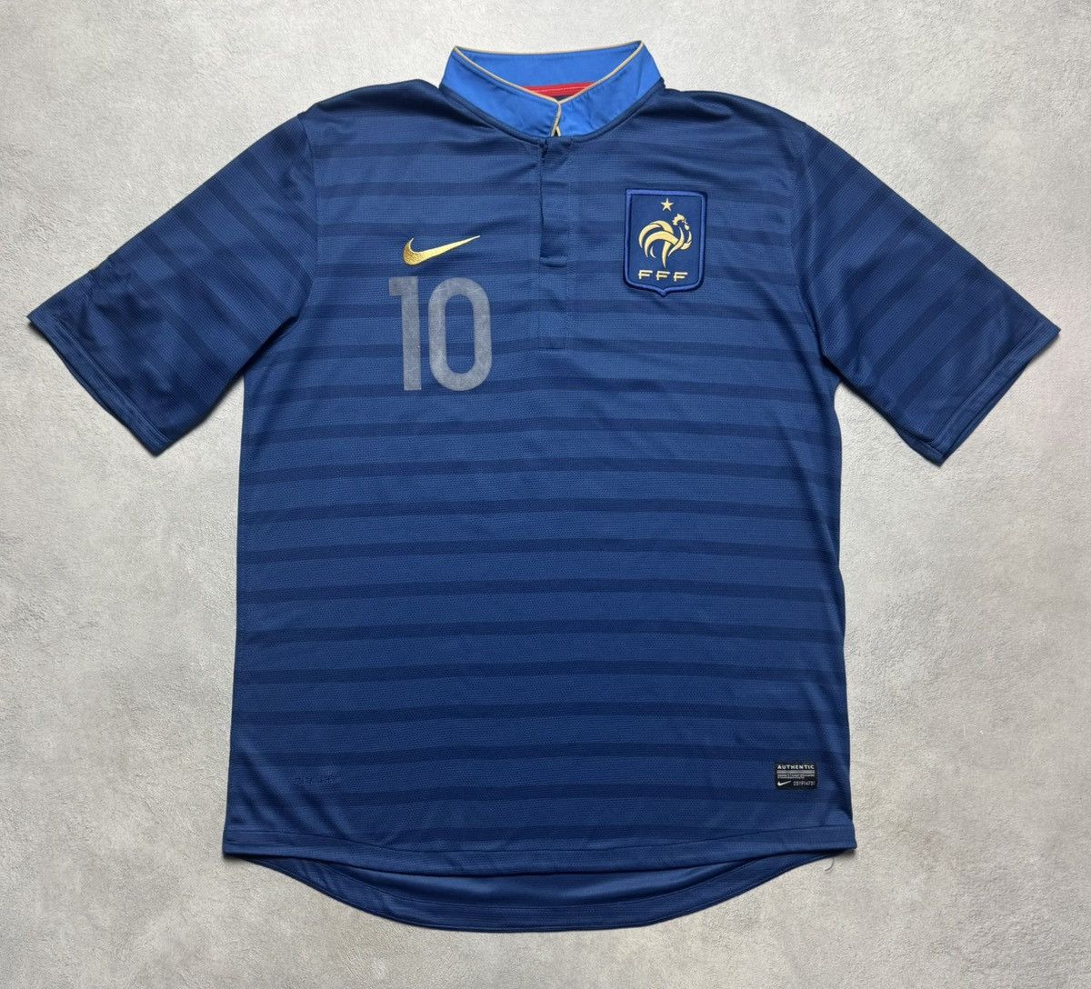 France 2012 2013 Home Shirt Soccer Jersey Nike #10 Benzema