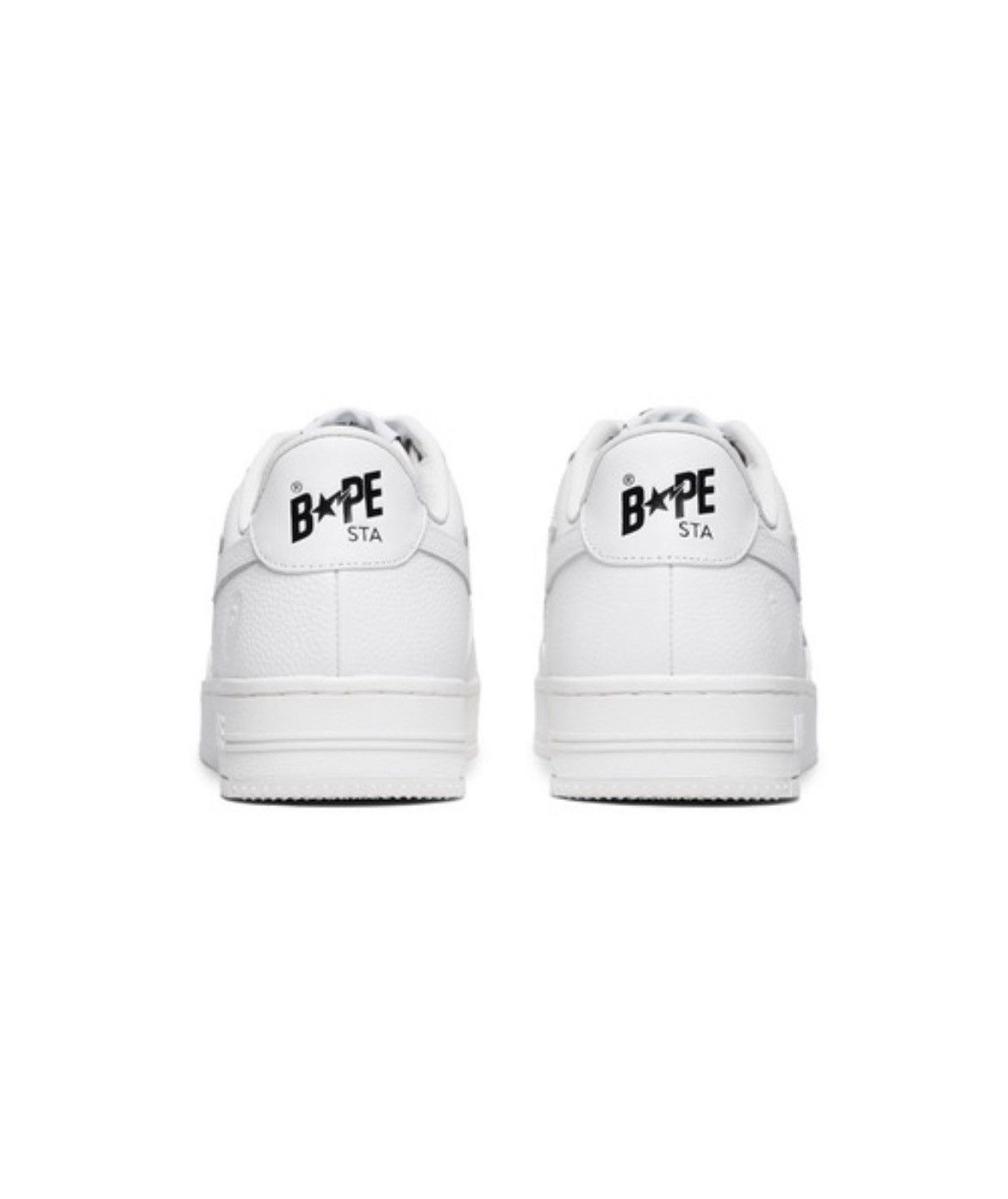 Bape BAPE STA All white size 9 Size US 9 / EU 42 - 4 Thumbnail