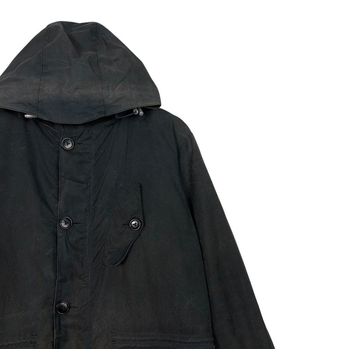 Barbour 📌Vintage Wax Jacket Barbour England Oilskin Blanket Tartan Size US M / EU 48-50 / 2 - 7 Thumbnail