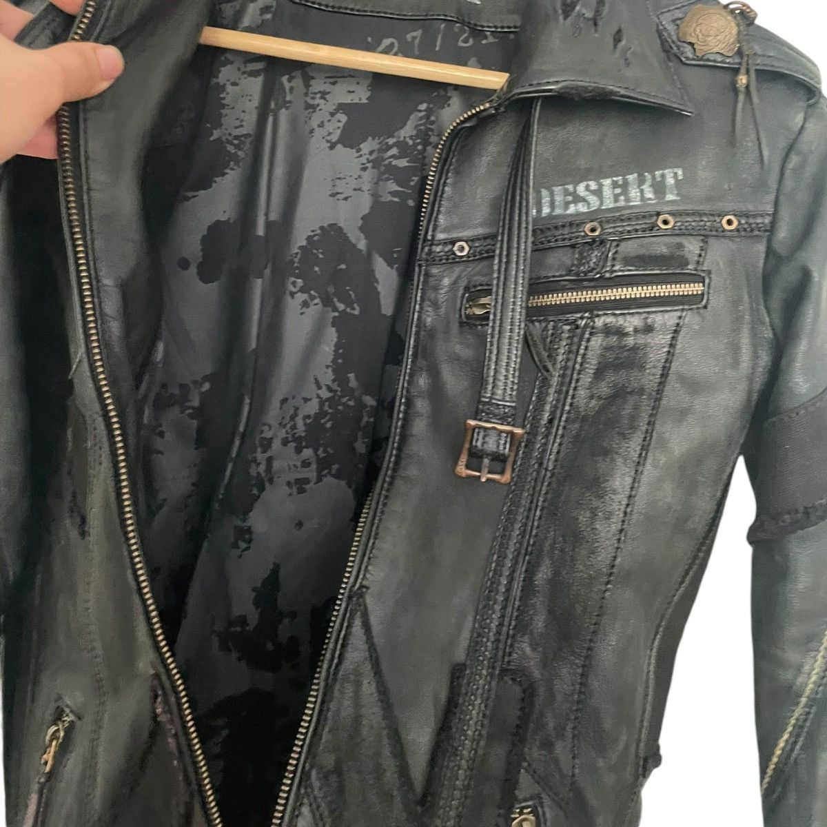 14th Addiction 14th addiction sheep skin desert rider jacket Size US S / EU 44-46 / 1 - 4 Thumbnail